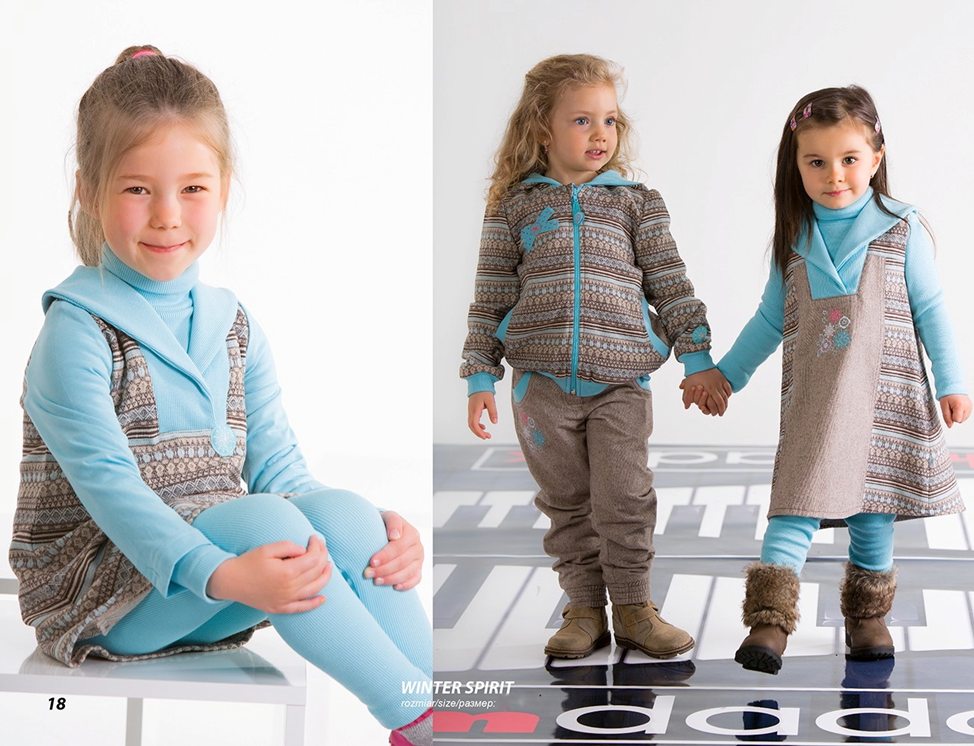 интернет-магазин детской одежды, коллекция Winter Spirit