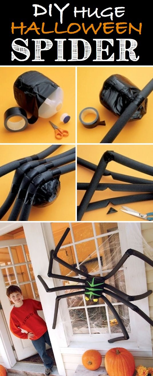 16-Easy-But-Awesome-Homemade-Halloween-Decorations-black-spider